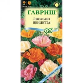 Эшшольция Вендетта ГАВРИШ махровая смесь 0.2 г Альпийская горка 00001782 