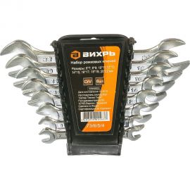 Набор рожковых ключей 8 штук 6 - 22 Вихрь 73/6/5/4 