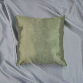 Чехол для подушки witerra блэкаут листья, 40x40, на молнии, зеленое яблоко 100326 