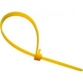 Нейлоновые хомуты РемоКолор желтые многоразовые 47-5-250 
