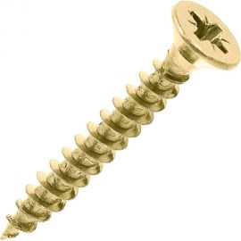 Саморез Мир крепежа DIN 7962, 5,0x90 мм, Pozi, желтый цинк, 250 шт. Т0000004190 