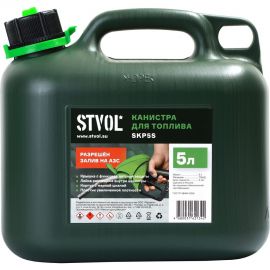 Канистра пластиковая с мерной шкалой 5 л для ГСМ STVOL SKP5S 