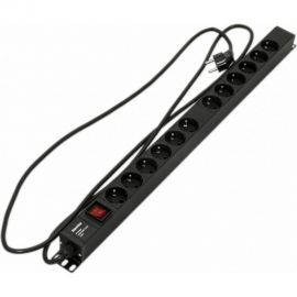 Блок розеток Hyperline SHE-12SH-S-2.5EU 12 розеток Schuko, 16 A 396987 