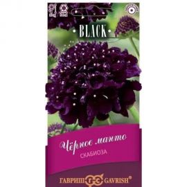 Семена ГАВРИШ Скабиоза пурпурная Чёрное манто, махровая, 0.2 г, серия Блэк 1026995019 