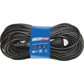 Удлинитель-шнур Мастер Тока ПВСбм 3x1,5 черн 10м. с/з ВПК УШ0048 