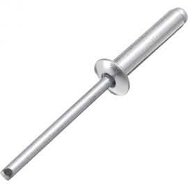 Вытяжная заклепка Мир крепежа DIN 7337, стандартный борт, 4x12 мм, ал/ст, 500 шт. Т0000005074 