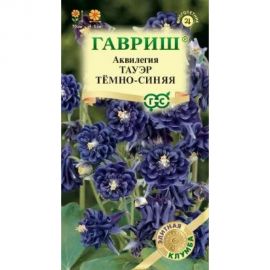 Семена ГАВРИШ Аквилегия Тауэр Элитная клумба темно-синяя, обыкновенная, 10 шт. 10000008 