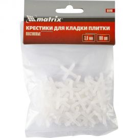 Крестики (100 шт; 3 мм) для кладки плитки MATRIX 88090 