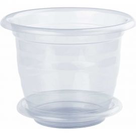 Цветочный горшок ЗПИ Альтернатива дорхидеи 2л прозрачный М1605 