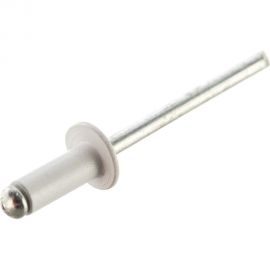 Вытяжная заклепка крепежная техника 4,0x10 белая ral 9003 50 шт. 59400 