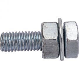 Болт с ш/г полная резьба DIN 933 Качественный КРЕПЕЖ набор 10х30 20 шт 0301061 КЧ 