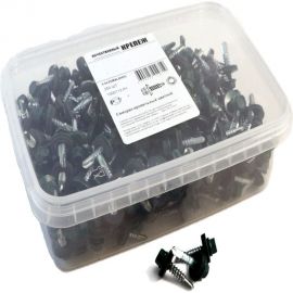 Кровельный саморез Качественный крепеж зеленый мох 5,5х25 250 шт 1000113 КЧ 