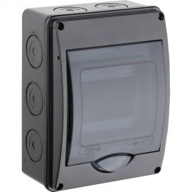 Щиток для открытой проводки Рувинил Тусо Тусо на 5 модулей с вертикальной дверцей 200x150x98 мм 69005Ч 