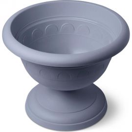 Вазон низкий Martika Колывань 3.4л, диам. 26 см, серый С145СЕР 