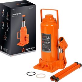 Бутылочный домкрат Airline 12 т, в сумке, MIN - 260 мм, MAX - 495 мм AJ-B-12 
