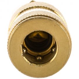 Быстроразъем пневматический с клапаном наружная резьба 1/4" в держателе Rockforce RF-BSE1-2SM 