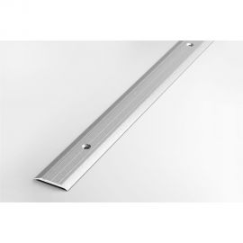 Порог прямой алюминиевый ЛУКА (25 мм, 1,35 м, порошковое покрытие, Серебро) УТ000000362 