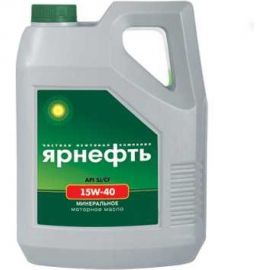 Моторное минеральное масло Ярнефть SAE 15W-40 API SJ/CF 1л 1548 