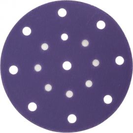 Круг абразивный Violet 150 мм, 100 шт, 17 отв, P 500, керамическое зерно Н7 H7 384981 