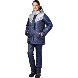 Куртка Эксперт Спецодежда Эребус, темно-синий/серый, женская, р. 56-58, рост 158-164 6446000041690 