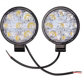 Светодиодная фара SKYWAY OFF ROAD 84х100х17мм, 27W 6000К 9 диодов, 2 шт. S07201096 