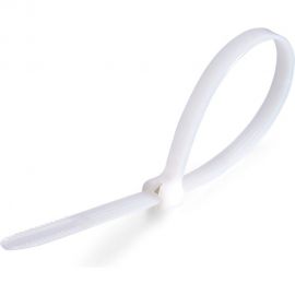 Нейлоновые стяжки FORTISFLEX КСЗ 10х600 белые 100 шт. 74111 