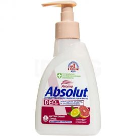 Жидкое мыло Absolut Deo effect Грейпфрут и бергамот, 250 г 5169/10 