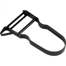 Овощечистка с горизонтальным лезвием Mallony classico nero, нержавеющая сталь, черный, non-stick 105283 