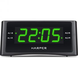 Радиобудильник HARPER HCLK-1006 green led H00002208 