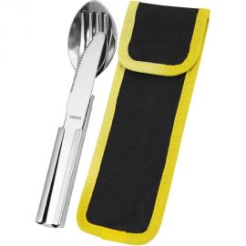 Набор Forester MOBILE ложка, вилка, нож, открывалка (16-18 см), в чехле, из нержавеющей стали MC-7 