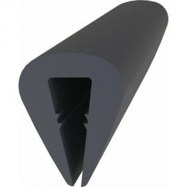 Торцевой П-образный уплотнитель ТРИЗАМ (1,5 мм; 8,5x6,5 мм; ПВХ) TRZ0097 