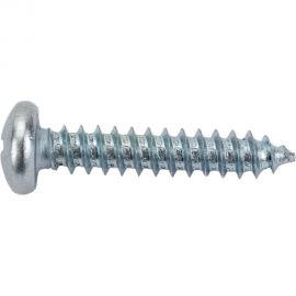 Саморез Квадра DIN 7981 4.8x25 цинк, уп. 10 шт., полусфера, шлиц PH2, острый 814825010812 