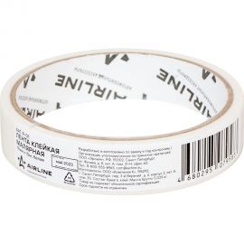 Клейкая малярная лента Airline 19 мм х 10 м, белая AAT-P-01 