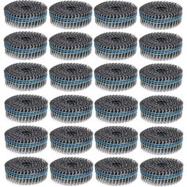 Барабанные гвозди КОРДЛЕНД 7200 шт. (24 кассеты по 300 шт.) O 2,5 мм, длина 40 мм, O шляпки 6,5 мм, ершеные GVB-00003.24 