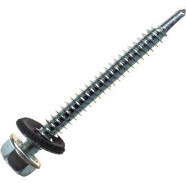 Кровельный саморез крепежная техника цинк 6.3х60 мм, 100 шт 431224 БК 