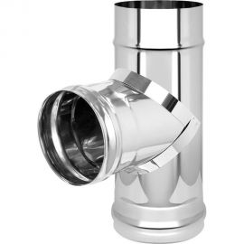 Тройник (115 мм; AISI 430-0.8 мм; 90 град.) Везувий А-210210 