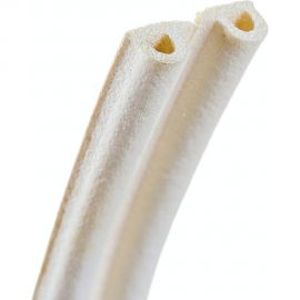 Самоклеящийся резиновый уплотнитель SDM тип P, 9х5,5 мм, белый, 100 м 00-00004748 