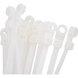 Кабельные стяжки Nord-Yada 4.8х300 мм, с монтажным кольцом, 100 шт. 903175 