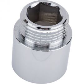Удлинитель VALTEC 3/4 вн. х25мм (хром) VTr.198.C.0525 