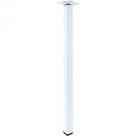 Ножка Tech-Krep металл, квадрат, нерегулируемая, 25x25x800 мм, белая - накл. 152130 