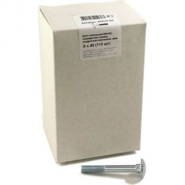 Мебельный болт Крепежная техника DIN 603 8х40 110шт 493534 БК 