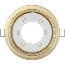 Встраиваемый светильник IEK под лампу GX53, золото LUVB0-GX53-1-K22 