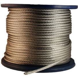 Стальной трос Метизный двор 5 мм DIN 3055, 200 м 4690441031280 