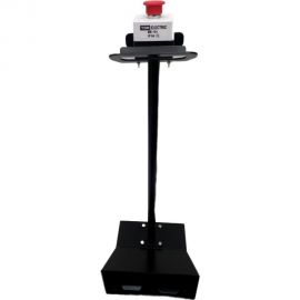 Ножной двойной переключатель - педаль ПРОФМЕТСТИЛЬ промышленный, с ручкой 616 