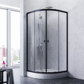 Душевое ограждение AM.PM X-Joy Twin Slide без поддона, 90x90, профиль черный W88G-205-090BT64 