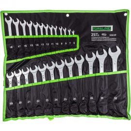 Ключи Forsland комбинированные, набор 25пр. (6-28, 30, 32мм) FL-5261P 