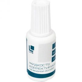 Корректирующая жидкость LITE кисточка 20 мл водная CFL-20 