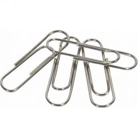 Никелированные скрепки INFORMAT с загнутым краем, серебро 28 мм 100 шт SNB28-100K 