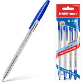 Шариковая ручка ErichKrause R-301 Classic Stick 1.0, синий 22032 