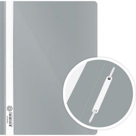 Папка-скоросшиватель DOLCE COSTO Эконом А4, серая, 25 шт D00400-GR 